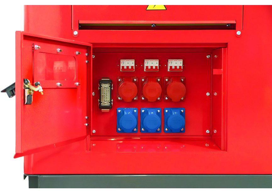 Diesel generator 22 kVA 3x400V- 1x230V watergekoeld MW Tools, Ophalen, Nieuw