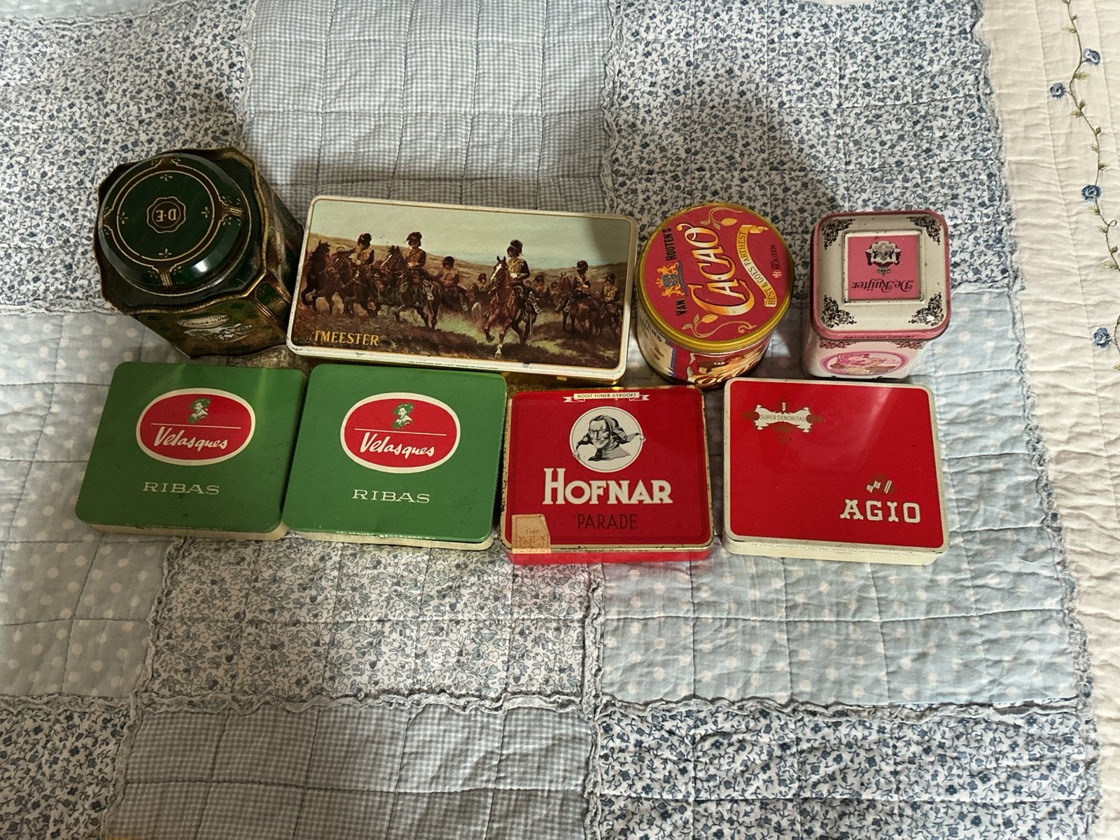 Vintage blikken collectie - diverse merken en designs, Ophalen, Gebruikt, Overige, Overige merken