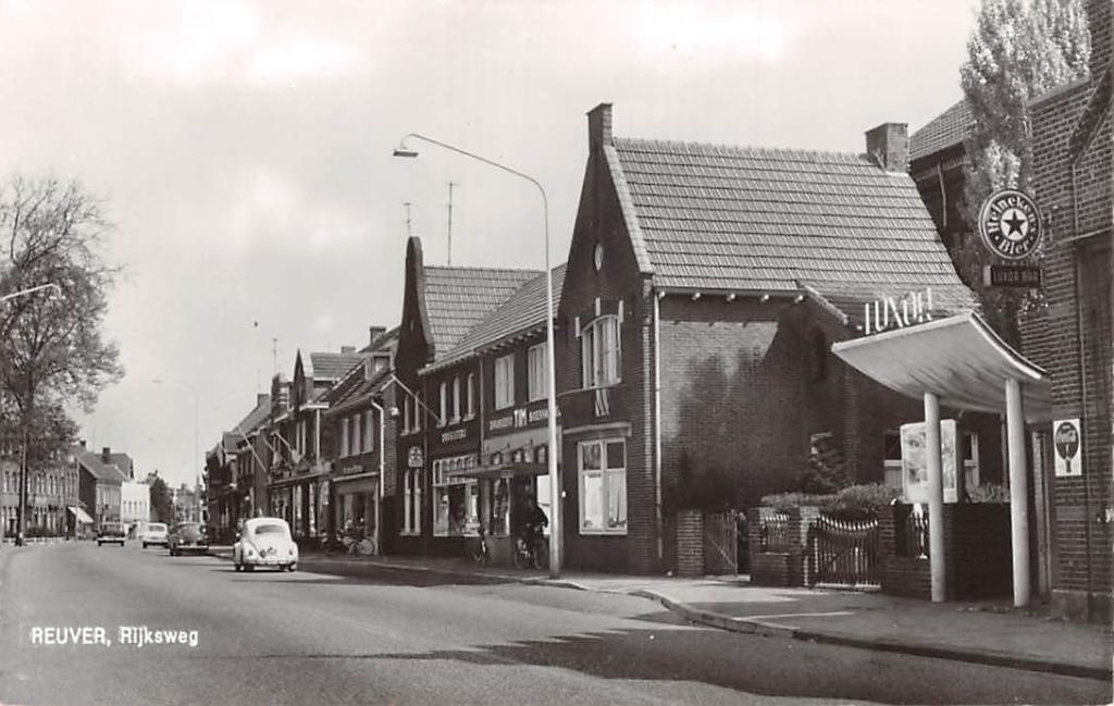 Reuver Rijksweg Luxor Bar en winkels Beesel Limburg, Verzenden, 1960 tot 1980, Ongelopen, Limburg