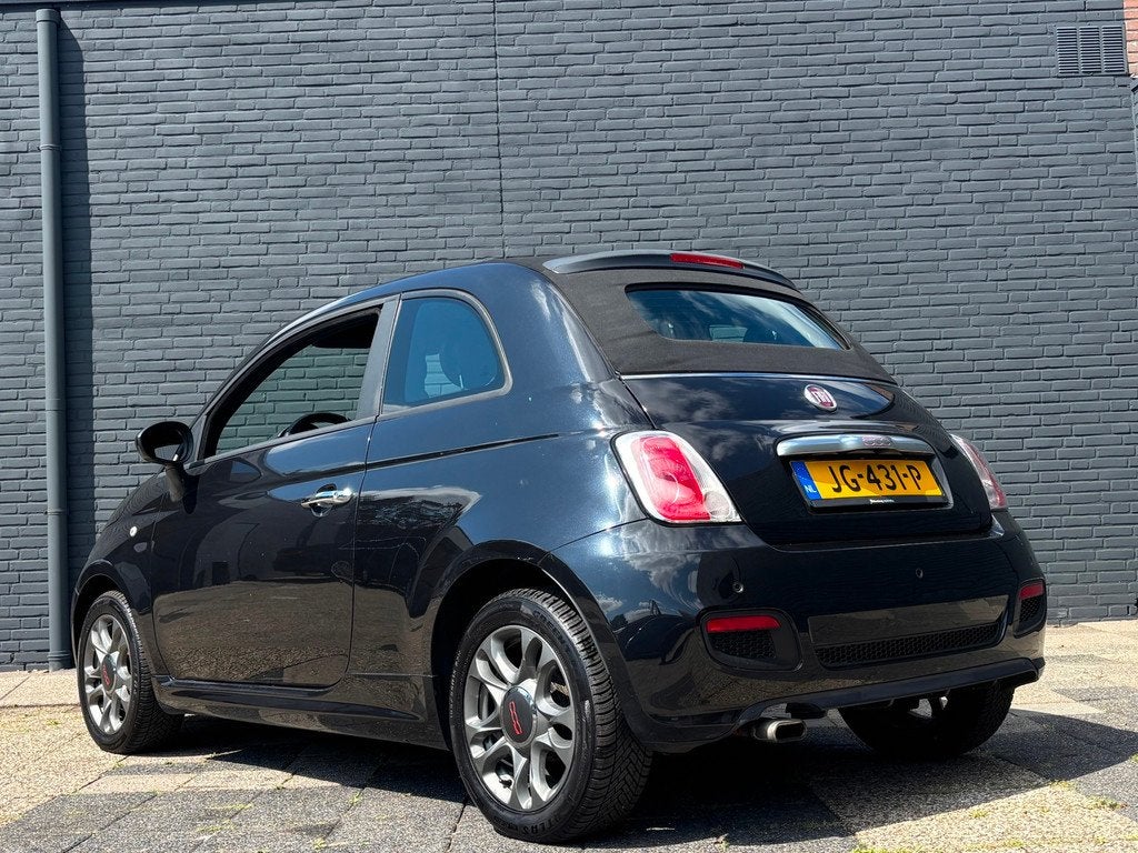 Fiat 500 0.9 Sport Cabrio | Climate | Half leder, Voorwielaandrijving, Euro 5, 86 pk, Gebruikt