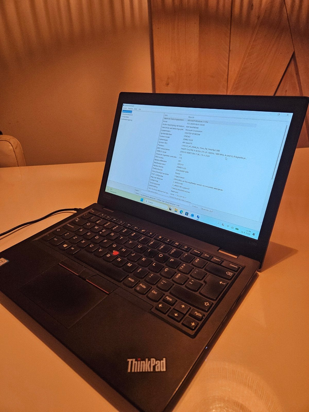 Lenovo ThinkPad L380 - i5/8GB/256GB SSD/FHD/Win 11 Pro, Computers en Software, Ophalen, Lenovo Thinkpad, Qwerty, 8 GB