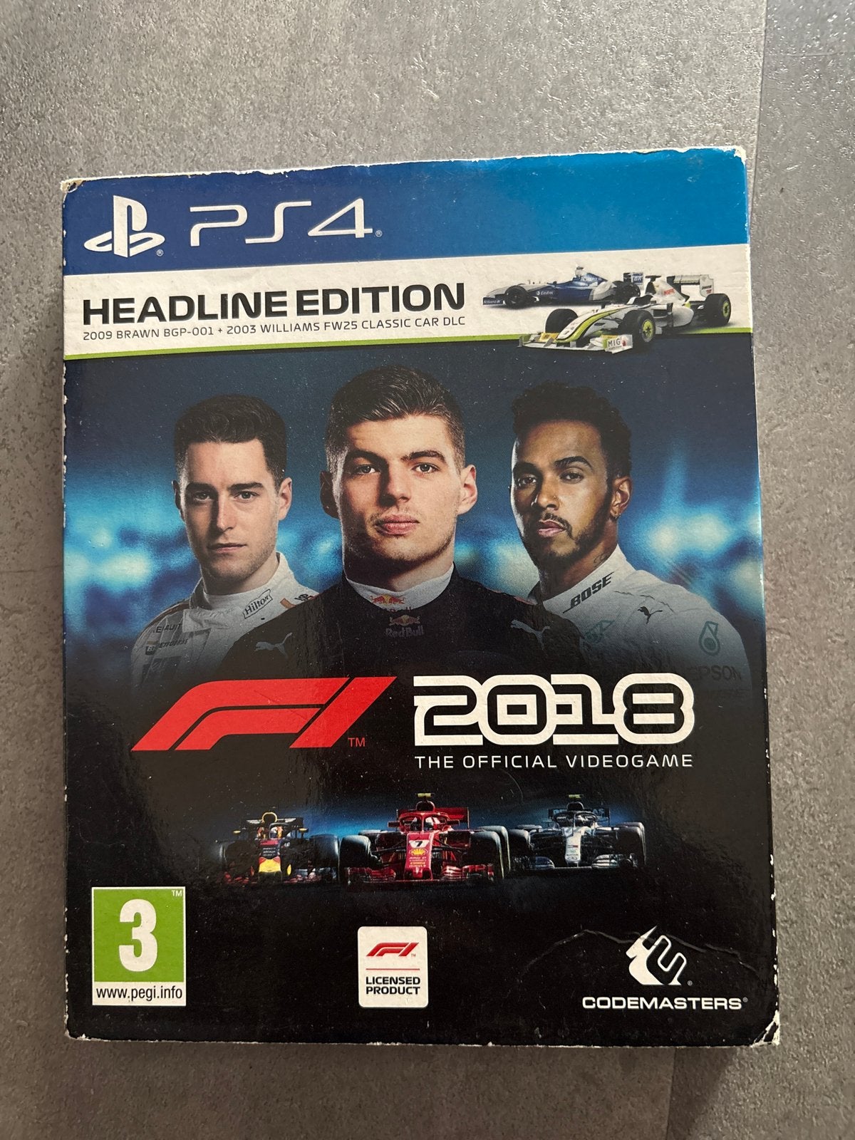 F1 2018 Headline Edition PS4 - Officiële Videogame, Ophalen, Gebruikt, 1 speler, Racen en Vliegen