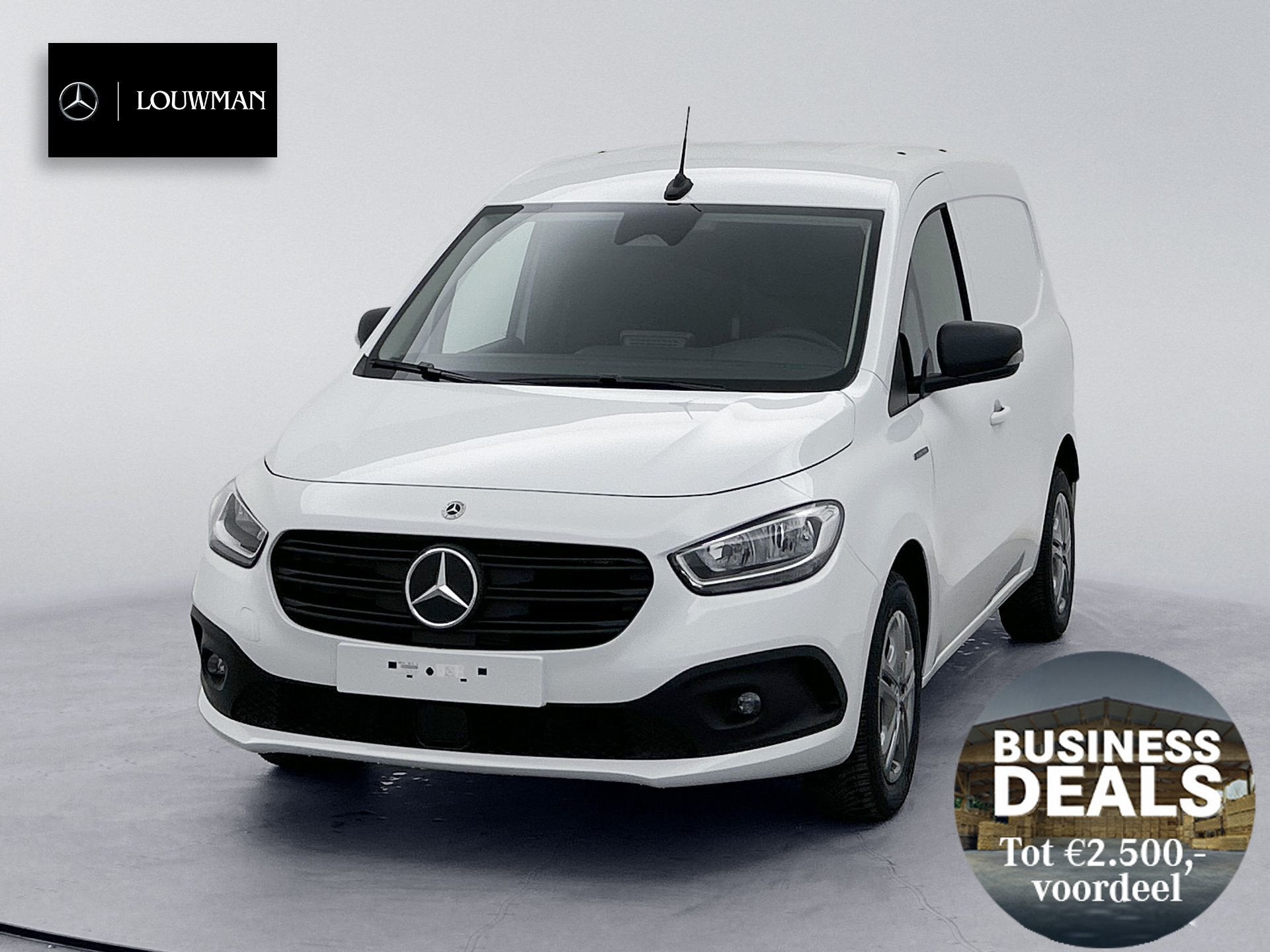 Mercedes-Benz eCitan 0,99% RENTE - 112 L1 BUSINESS SOLUTION, 1795 kg, Wit, Mercedes-Benz, Nieuw