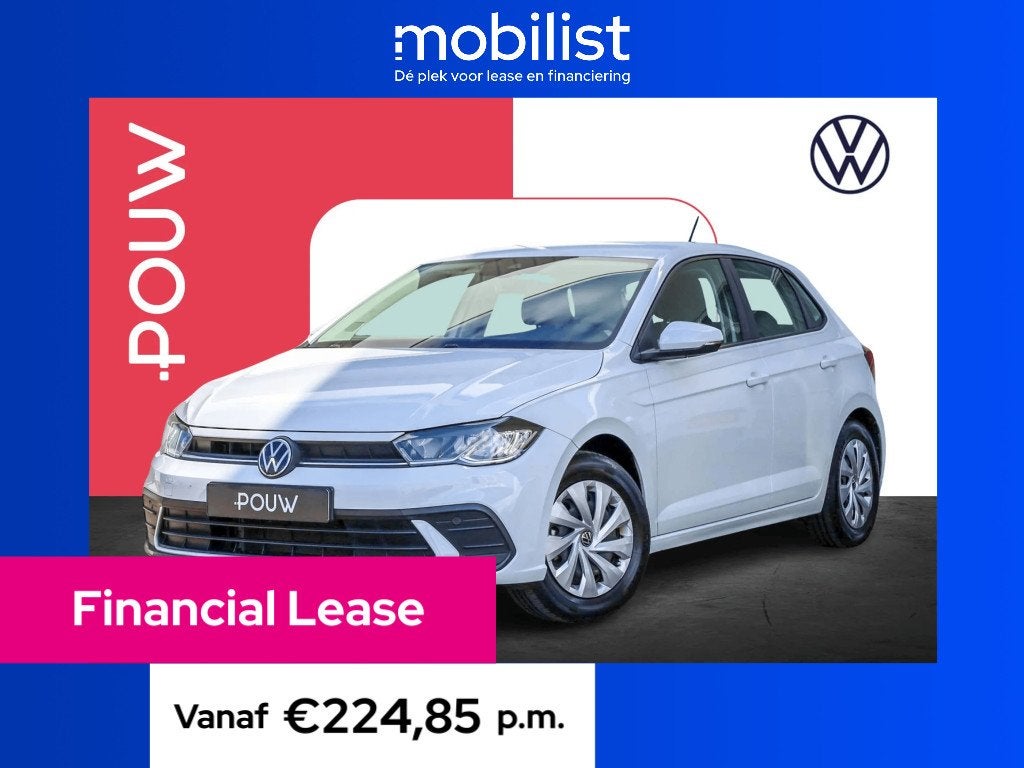 Volkswagen Polo 1.0 MPI 80pk Polo (bj 2022), Wit, Start-stop-systeem, Bedrijf, Handgeschakeld