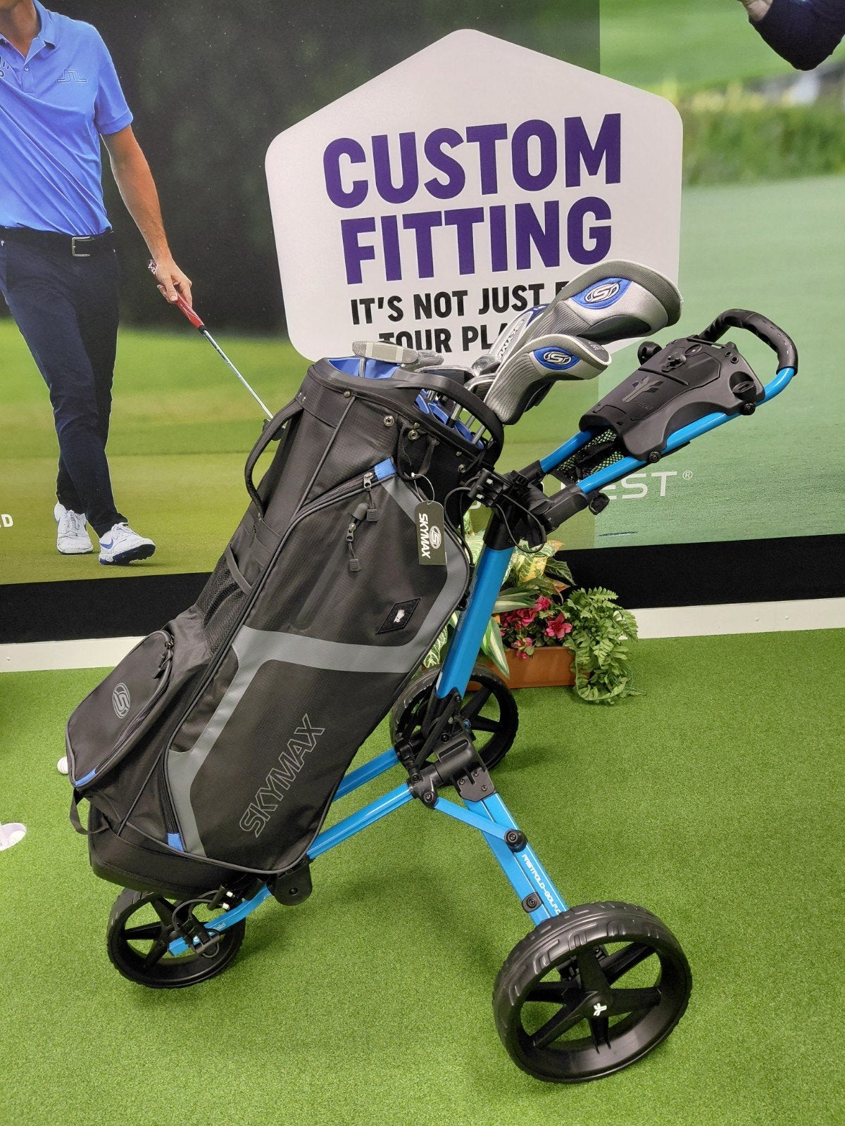 Complete Skymax Damesset & Trolley, Sport en Fitness, Golf, Ophalen of Verzenden, Nieuw, Set, Overige merken