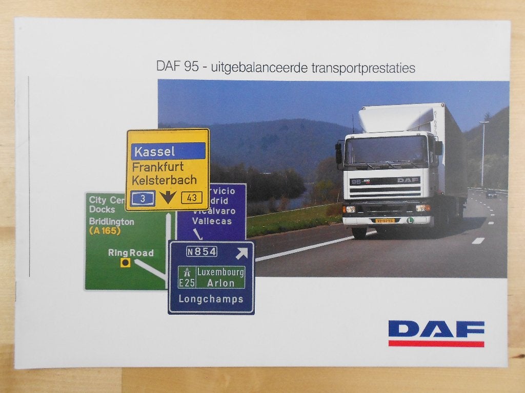 DAF 95 Brochure 1990, Boeken, Ophalen of Verzenden, Zo goed als nieuw, Overige merken, DAF