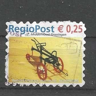 2002 regio- stadspost midden Groningen - boerderij museum, Verzenden, Na 1940, Gestempeld