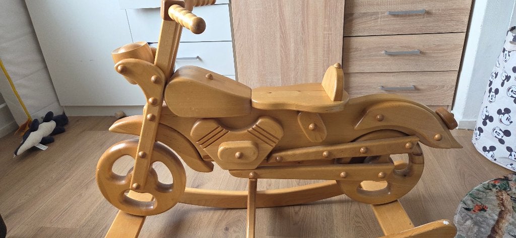 Hobbel motor, Ophalen, Zo goed als nieuw, Rij- of Hobbelspeelgoed