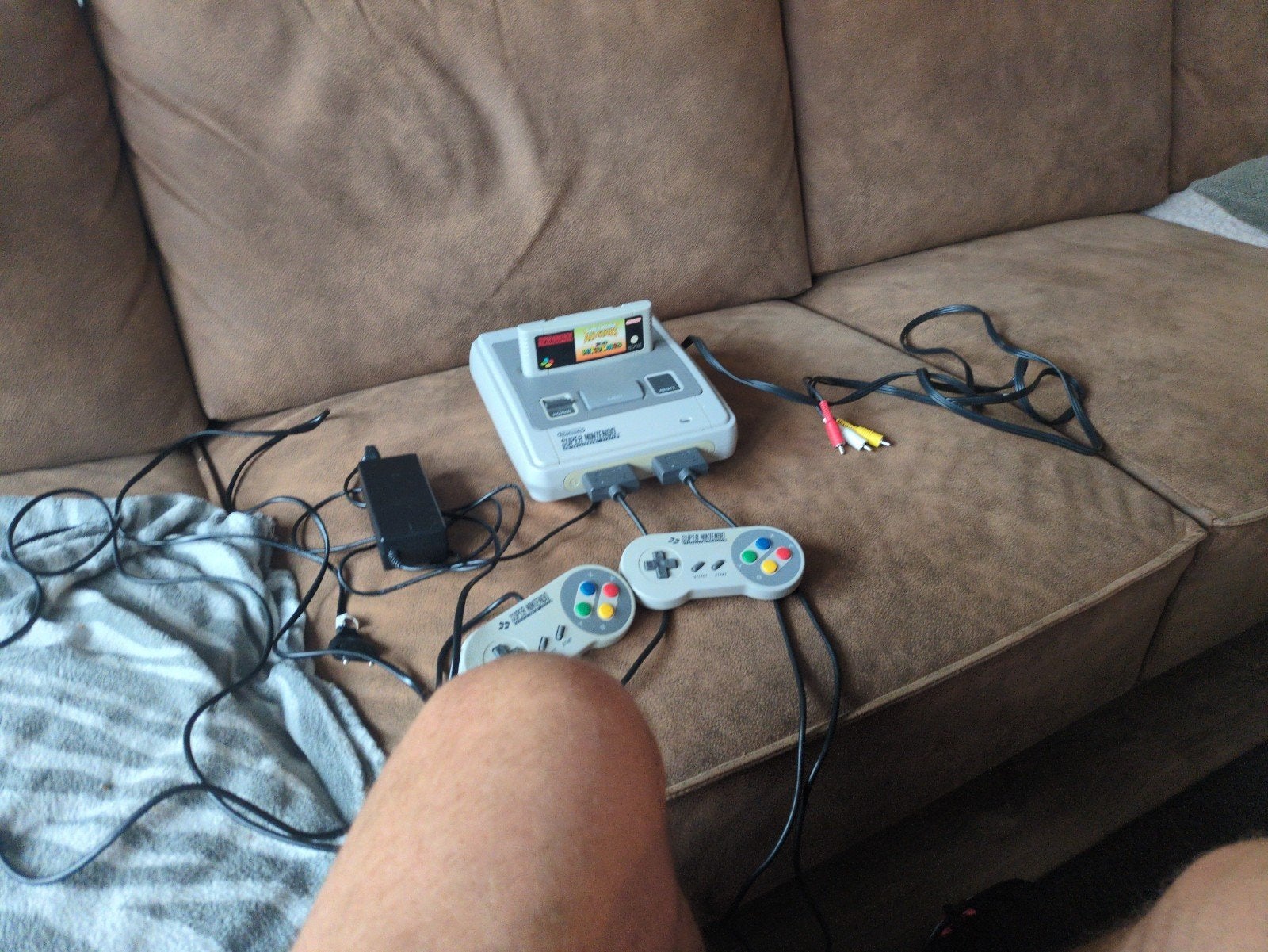 Super Nintendo Entertainment System (SNES) met games, Spelcomputers en Games, Spelcomputers | Nintendo Super NES, Ophalen, Gebruikt