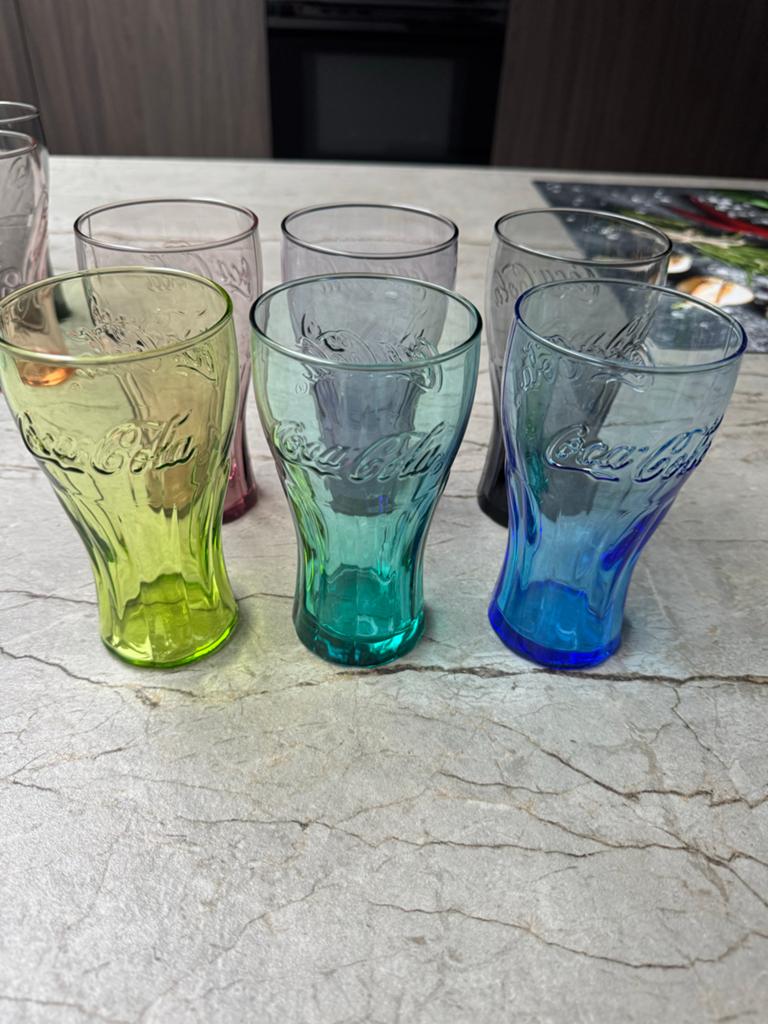 6 Limited Edition 2017 McDonald's Coca-Cola glazen, Verzamelen, Ophalen of Verzenden, Zo goed als nieuw