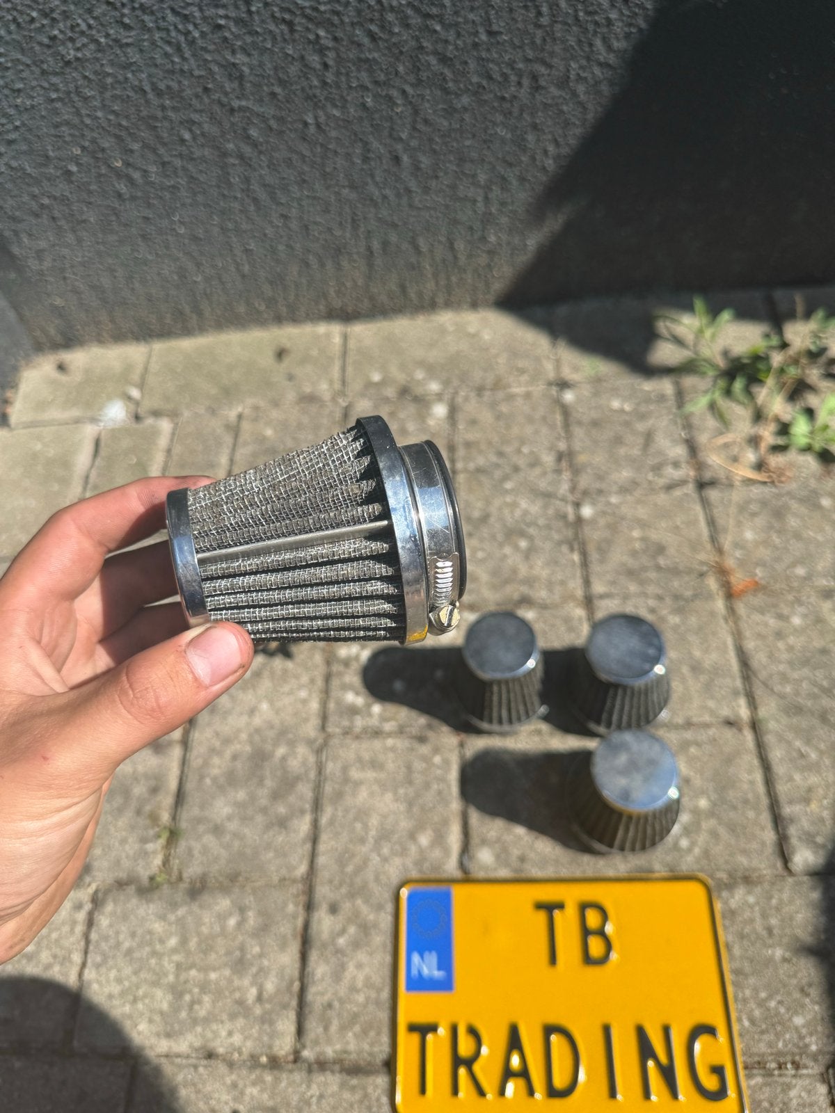 Powerfilters voor 24mm carburateurs - Set van 4, Ophalen of Verzenden, Gebruikt, Overige typen