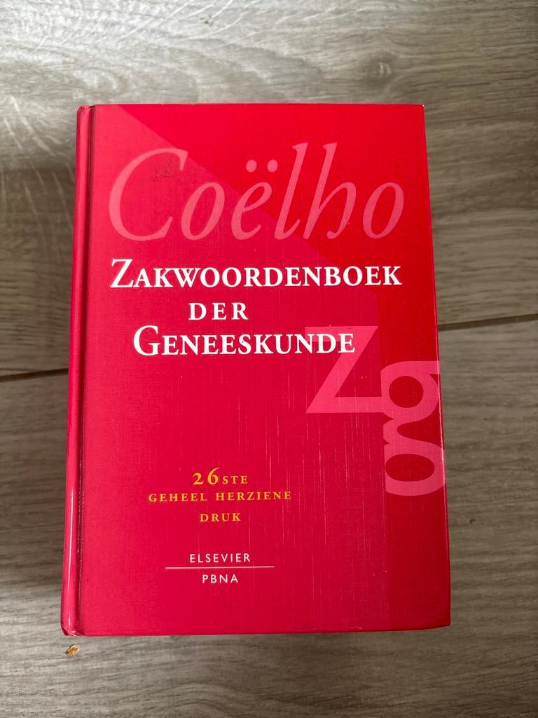 Coëlho Zakwoordenboek der Geneeskunde - 26e druk, Boeken, Studieboeken en Cursussen, Ophalen of Verzenden, Beta, Zo goed als nieuw