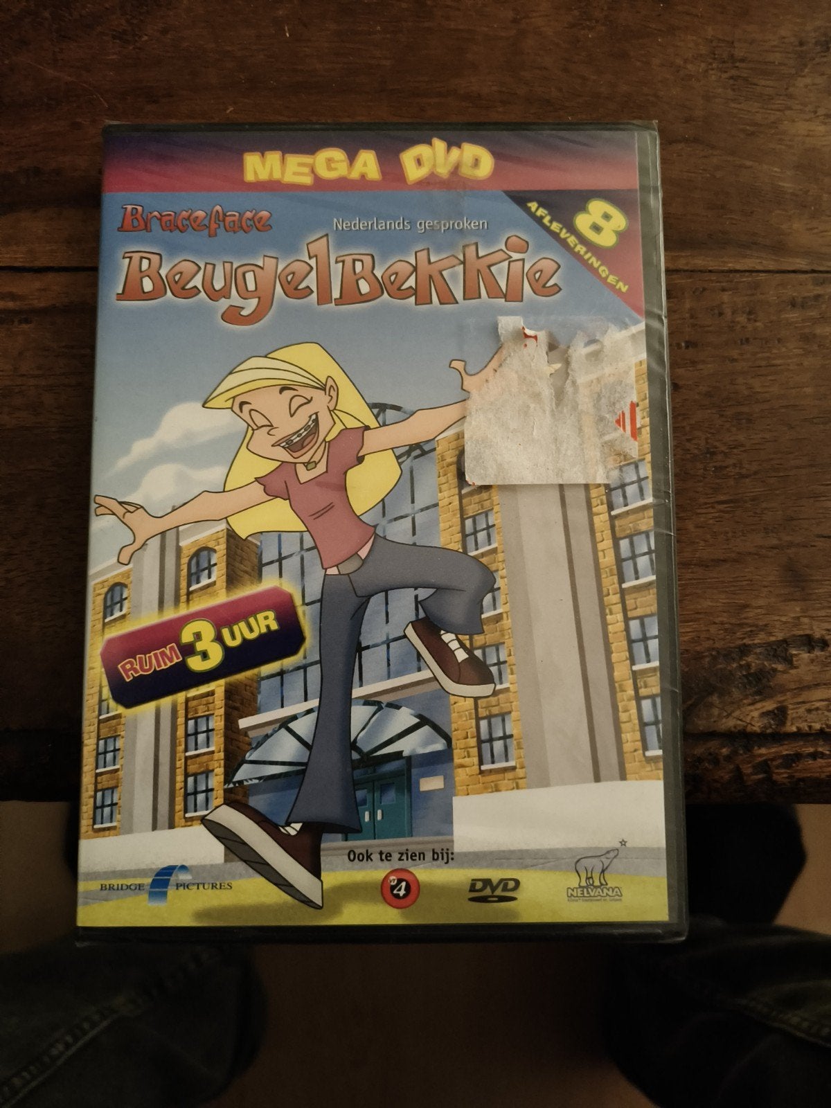 Beugelbekkie - Mega DVD met 8 afleveringen, Cd's en Dvd's, Gebruikt, Animatie, Alle leeftijden, Tv-serie