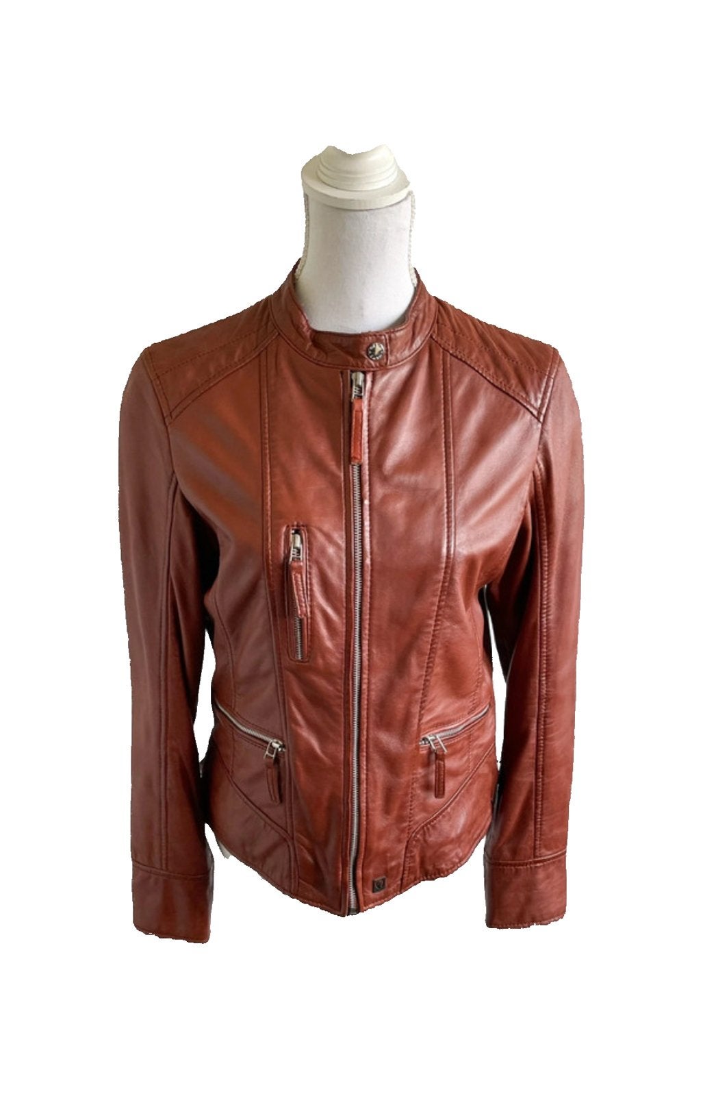 Mooi leren jasje van Oakwood M, Kleding | Dames, Jasjes, Kostuums en Pakken, Maat 38/40 (M), Zo goed als nieuw, Jasje, Clara@oakwood.fr