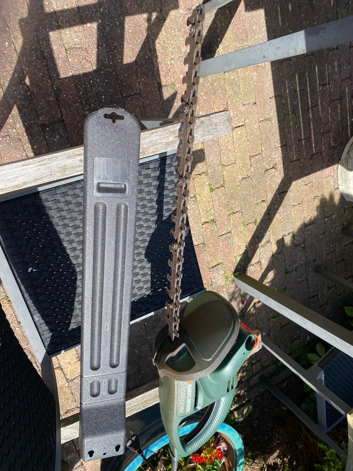 Black & Decker Heggenschaar met Accu, Ophalen of Verzenden, Gebruikt, Accu