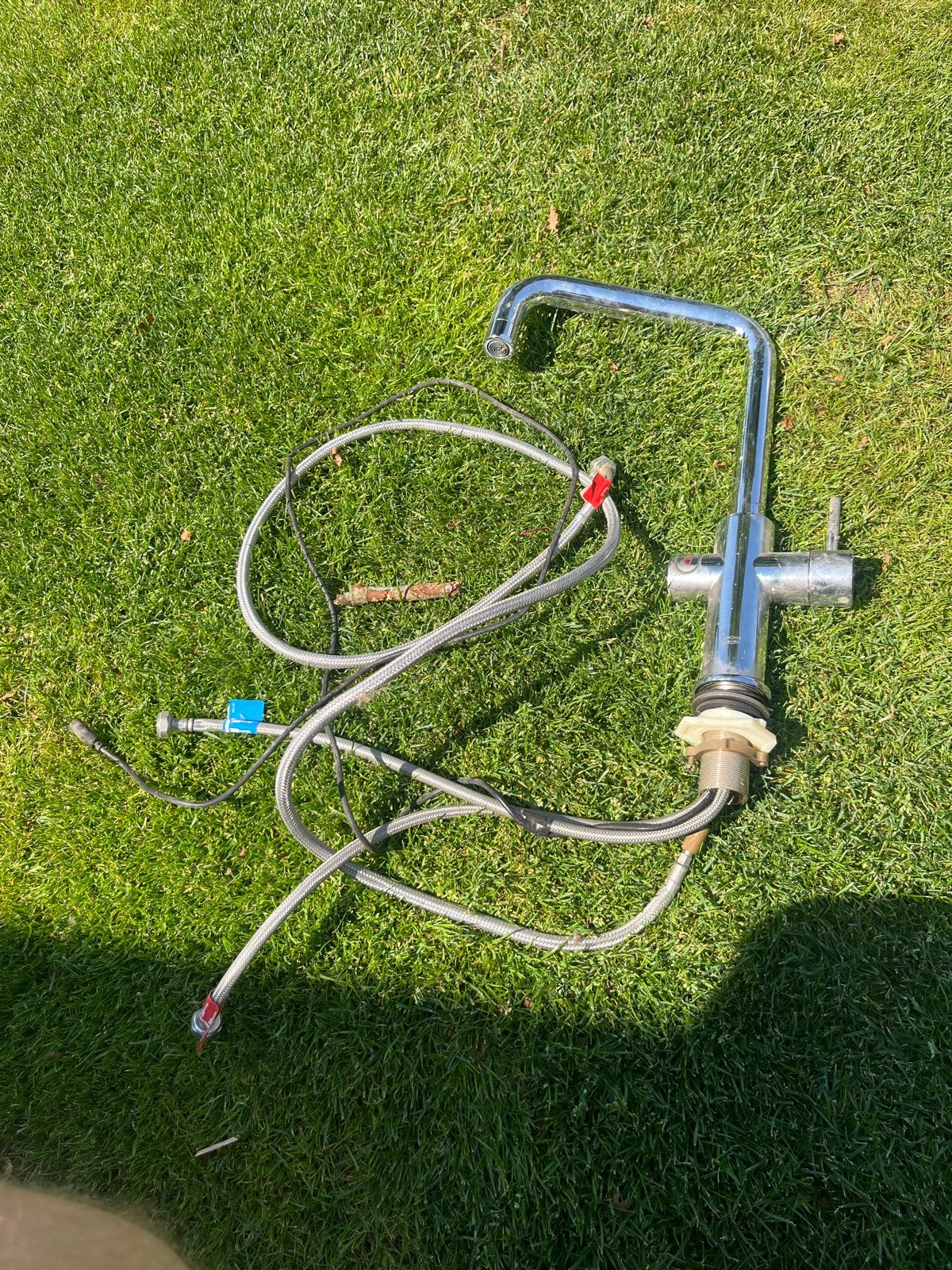 Grohe Red quooker kraan, 2 jaar gebruikt, Ophalen of Verzenden, Zo goed als nieuw, Chroom, Kraan