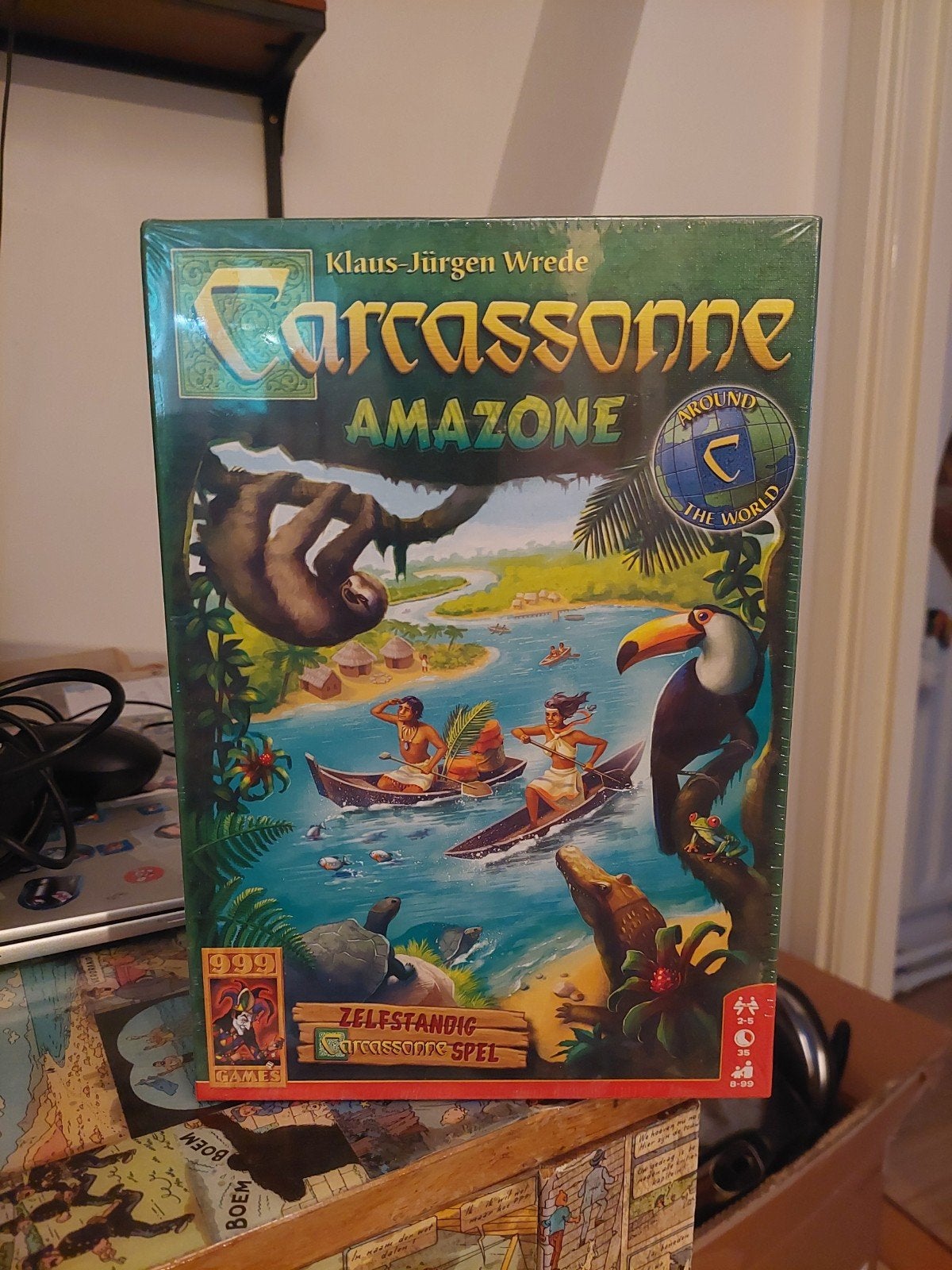 Carcassonne Amazone Bordspel - Nieuw in Seal, Hobby en Vrije tijd, Gezelschapsspellen | Bordspellen, Vijf spelers of meer, Ophalen of Verzenden