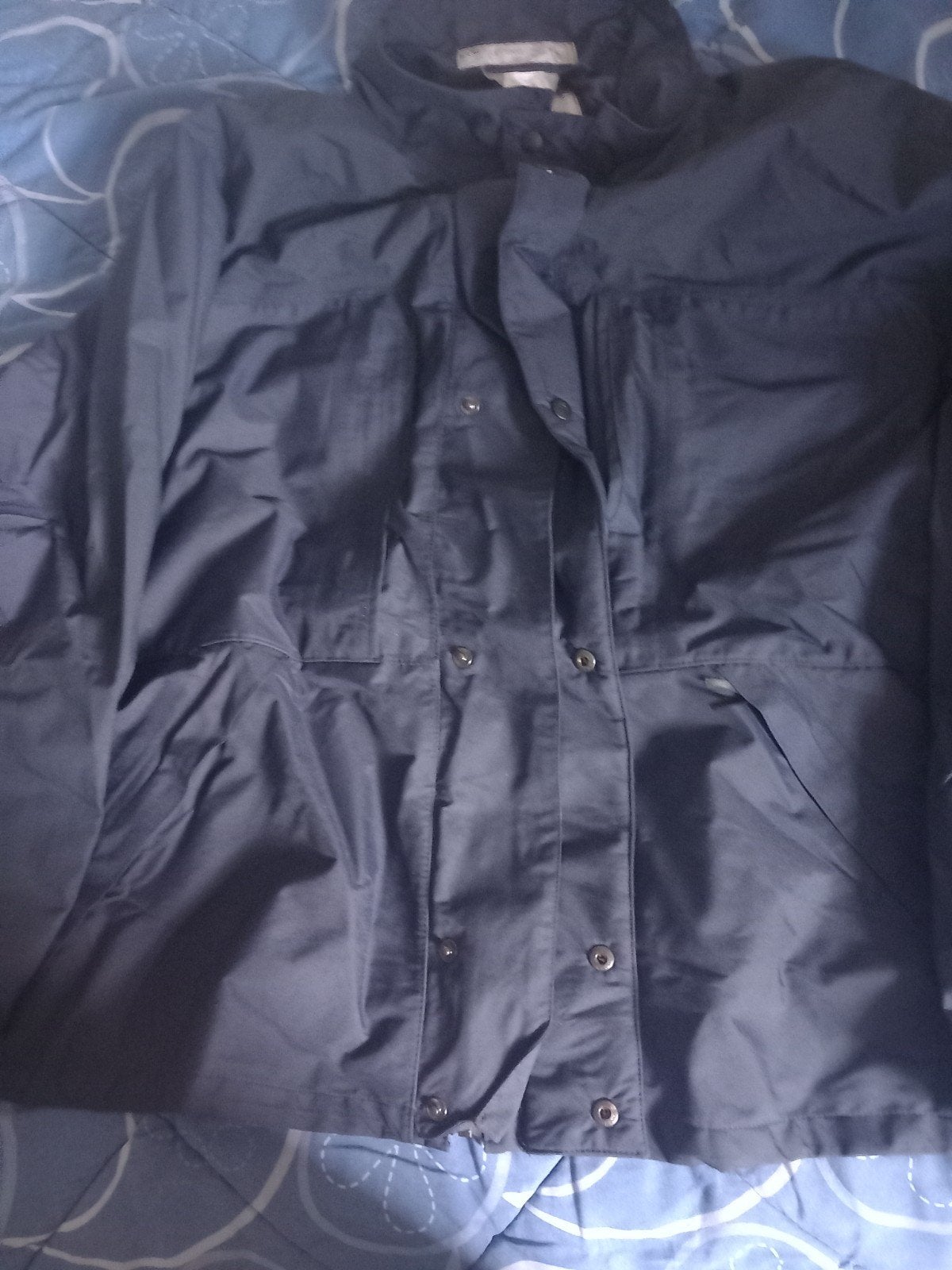 KLM Regenjas Maat XL Blauw - Goede Conditie, Blauw, Maat 56/58 (XL), Ophalen of Verzenden, Gedragen