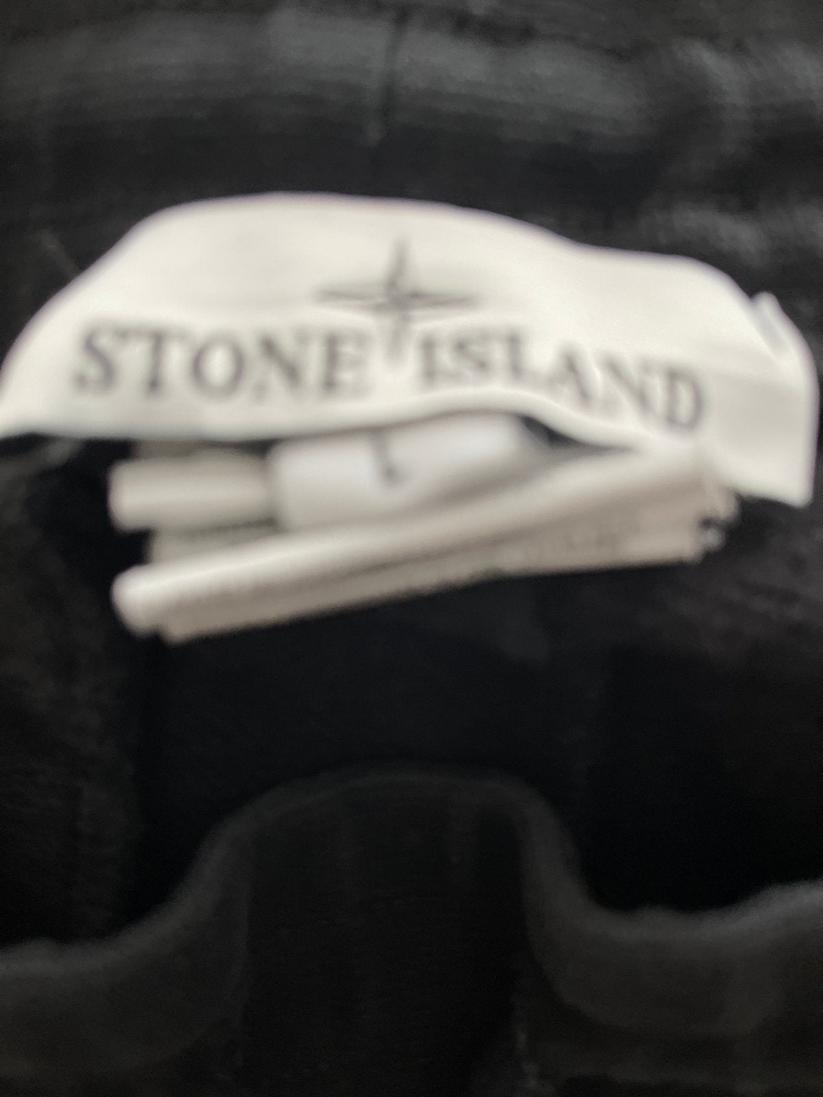Mannen Stone Island Joggingbroek Zwart Maat M, Ophalen, Gedragen, Maat 48/50 (M), Zwart