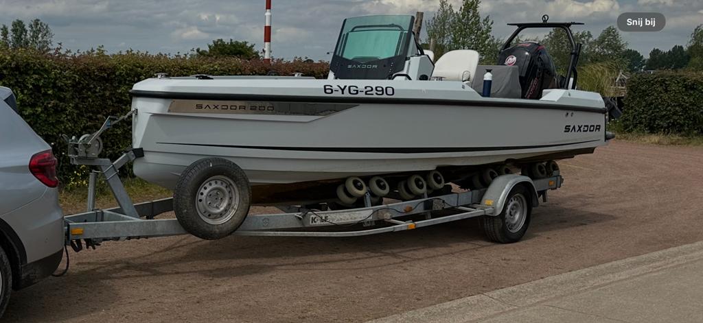 Kalf boottrailer NIEUWE AS 1500 kg voor boten tot 6,5 meter, Ophalen, Minder dan 1500 kg, Gebruikt, 6 tot 9 meter