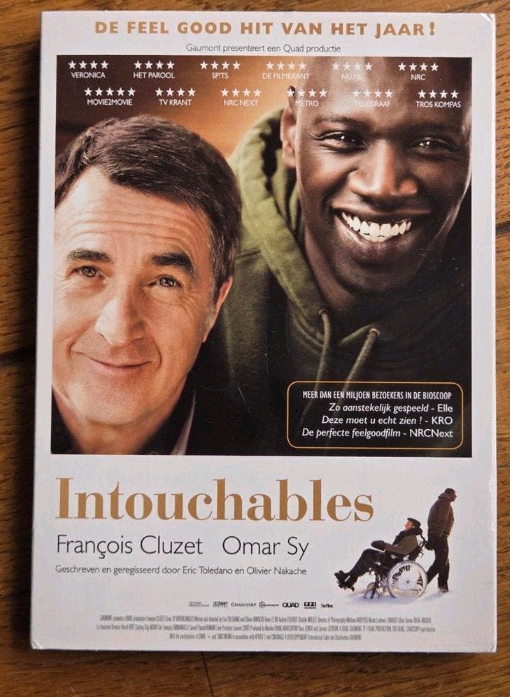 Intouchables Blu-ray - Franse feelgoodfilm, Cd's en Dvd's, Nederlands, Ophalen of Verzenden, Zo goed als nieuw, Frans