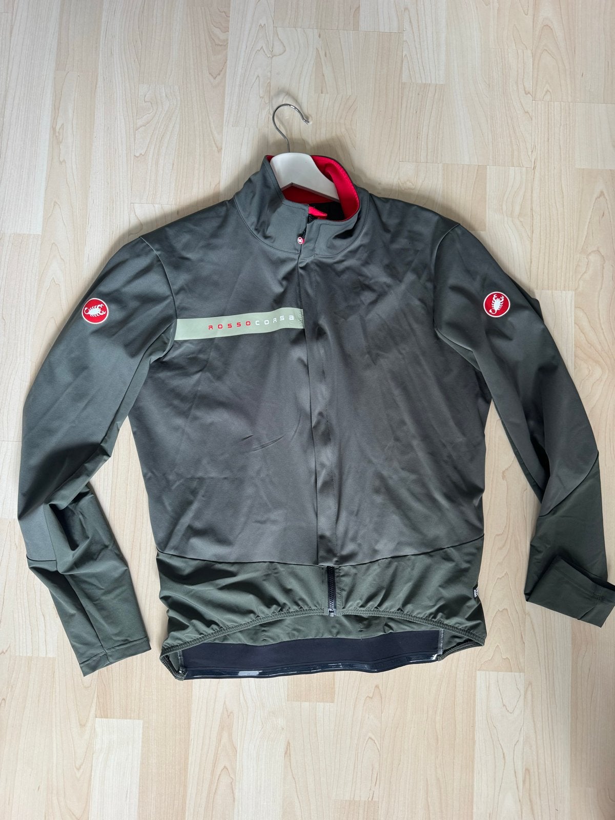 Castelli Beta RoS Light Fietsjack Military Green 3XL, Heren, Overige maten, Ophalen of Verzenden, Zo goed als nieuw