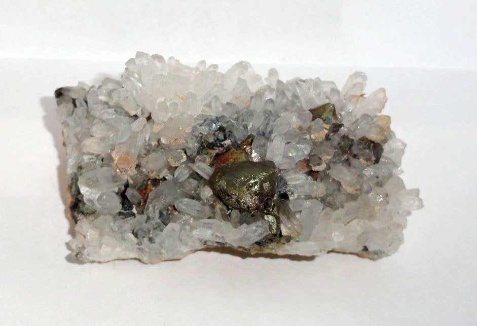Kwarts Galeniet Pyriet Mineraal Kristal, Verzenden, Mineraal