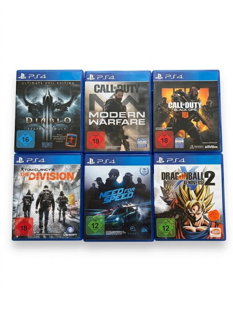 Mooie partij van 6 PS4 games o.a. Call of Duty, Diablo, NFS, Spelcomputers en Games, Games | Sony PlayStation 4, Zo goed als nieuw