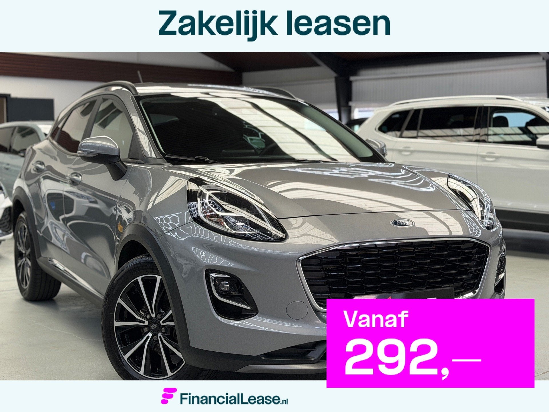 Ford Puma 1.0 EcoBoost Hybrid Titanium CarPlay Massage, Voorwielaandrijving, Zwart, Met garantie (alle), 1219 kg