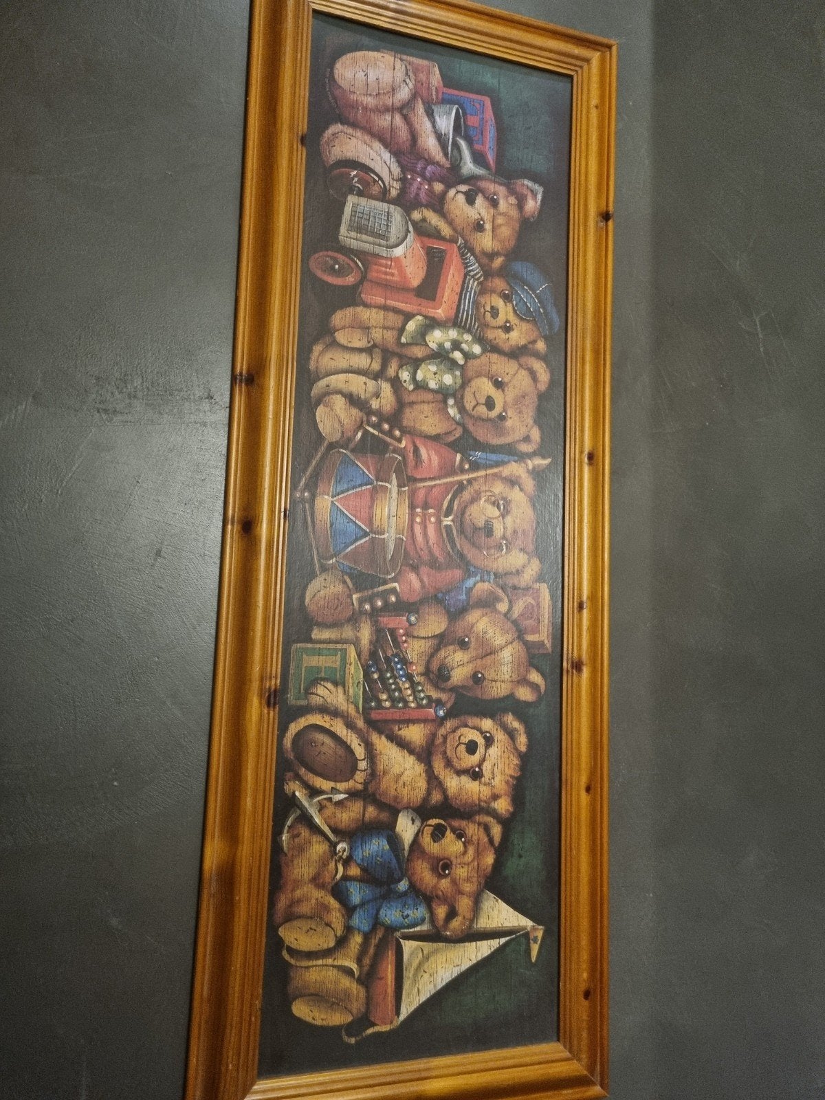 beren schilderij, Ophalen, Dieren, Klassiek, Ingelijst