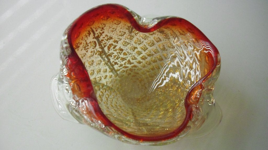 Vintage Murano Barovier & Toso Bullicante Bow, Antiek en Kunst, Ophalen of Verzenden
