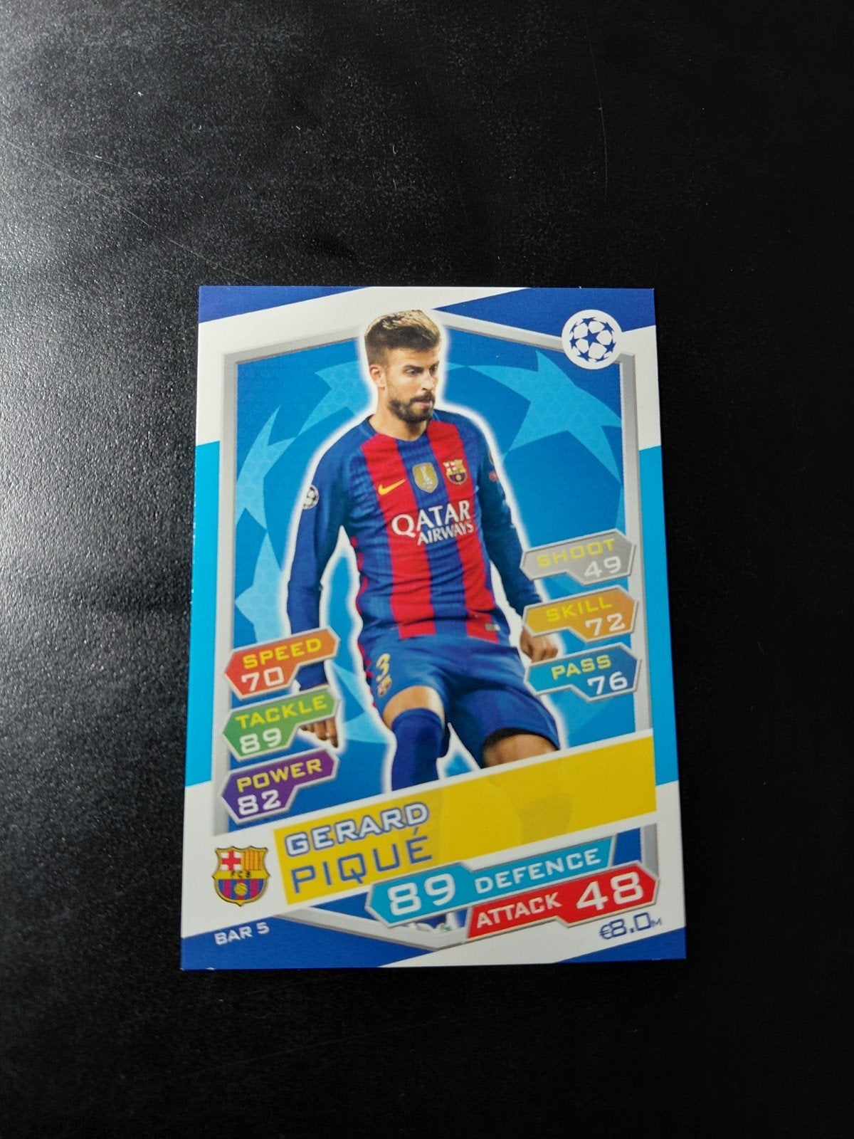 gerard pique (fc barcelona) topps 2016/17, Ophalen of Verzenden, Nieuw, Buitenlandse clubs, Spelerskaart