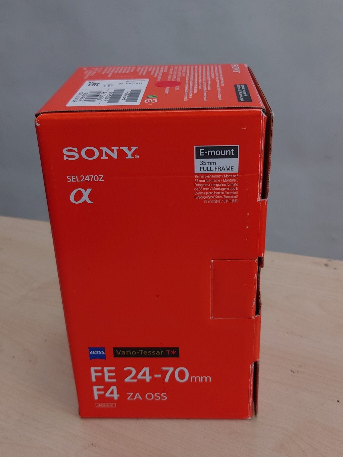 Sony vario tessar 24 - 70 lens, Ophalen, Sony E-mount, Sony, Zo goed als nieuw