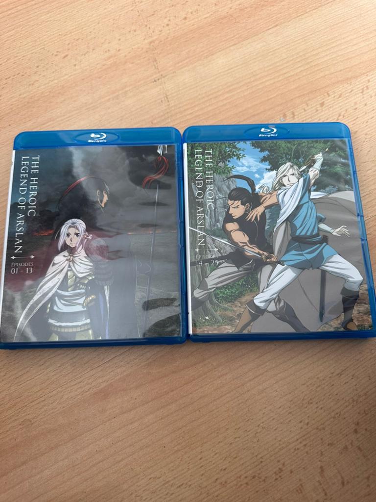 The Heroic Legend of Arslan Anime Bluray Season 1 compleet!, Ophalen of Verzenden, Zo goed als nieuw