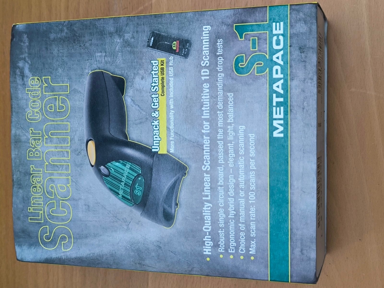 Metapace S-1 Lineaire Barcodescanner USB Kit, Ophalen of Verzenden, Overige typen
