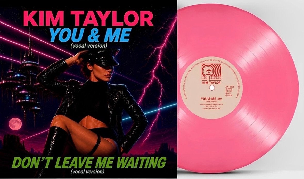 Kim Taylor - You & Me / Don't Leave Me Waiting (Roze Vinyl), Cd's en Dvd's, LP, Colored vinyl, Ophalen of Verzenden, 12 inch