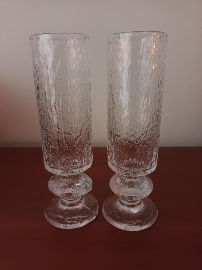 Champagne Flute Glazen, “Senator” by Iittala, Vintage!!, Ophalen of Verzenden