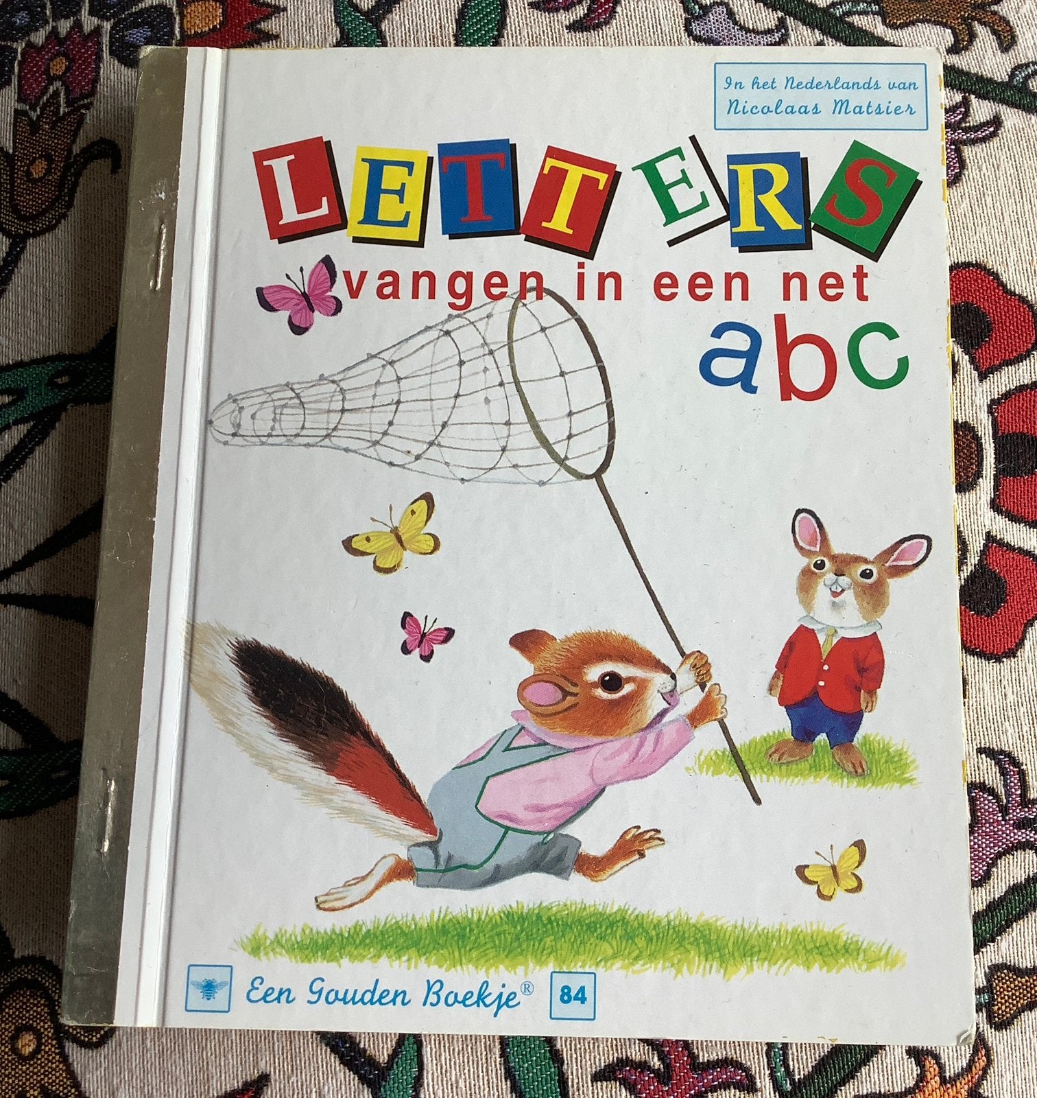 Een oud Gouden boekje Letters vangen in een Net 1963, Ophalen of Verzenden, Gelezen, Fictie algemeen, Gouden boekje