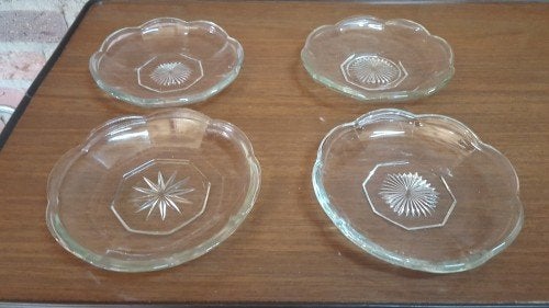Schaaltjes van glas, 2 stuks, rond, Ophalen of Verzenden, 'T Olde Gre-j, Info@toldegrej.nl, Endepoelstraat 20f Didam