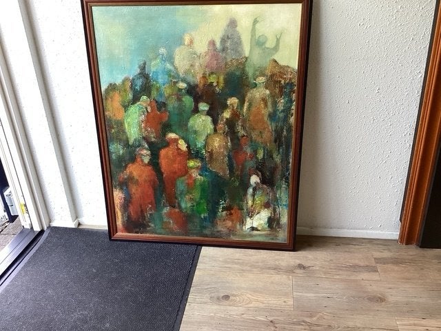 olie schilderij, Antiek en Kunst, Ophalen