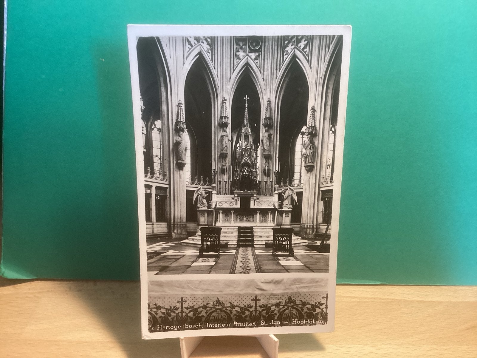 's Hertogenbosch Interieur Basiliek.   419, Verzamelen, Ansichtkaarten | Nederland, Ophalen of Verzenden, Voor 1920, Ongelopen