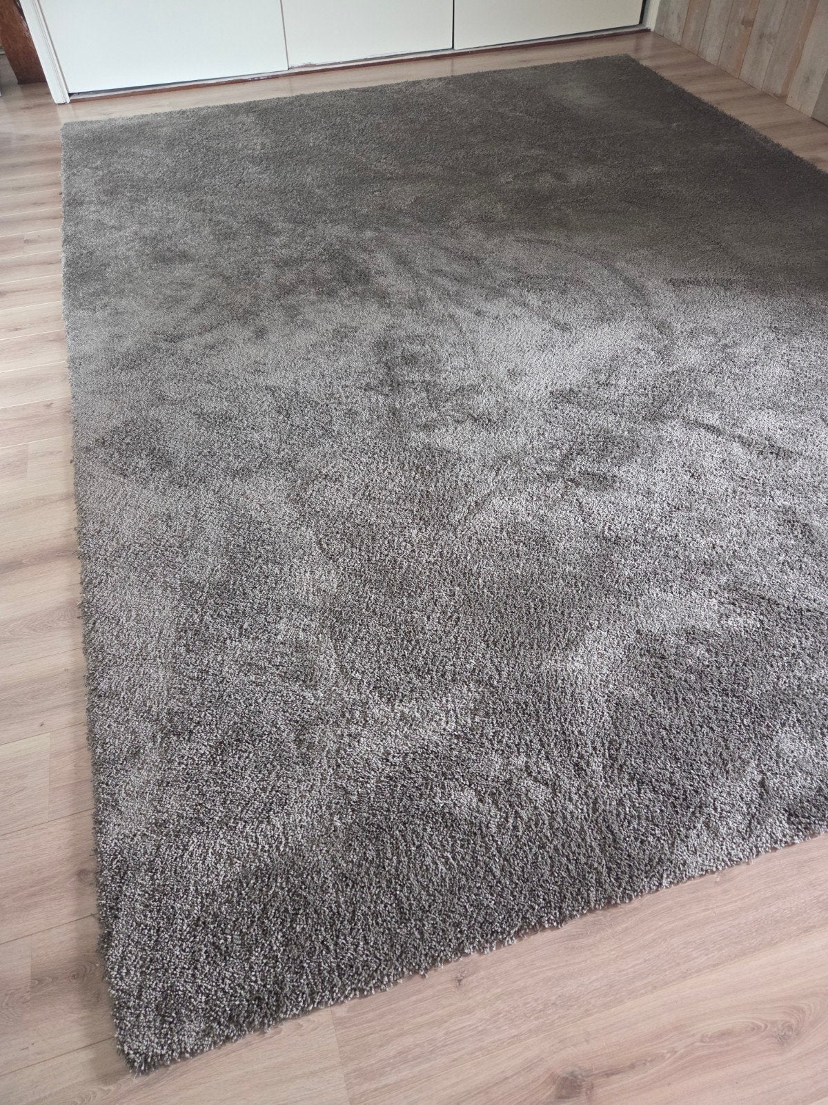 Coupon tapijt/vloerkleed Taupe, Ophalen