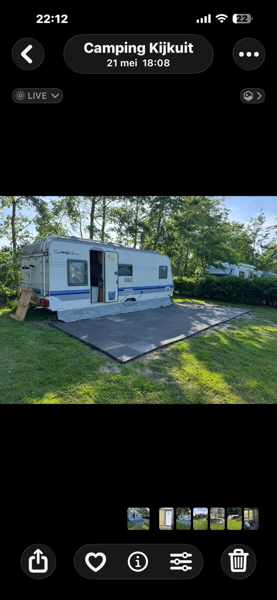 Isabella FLOOR tenttegels, 24m2 96 stuks, Ophalen