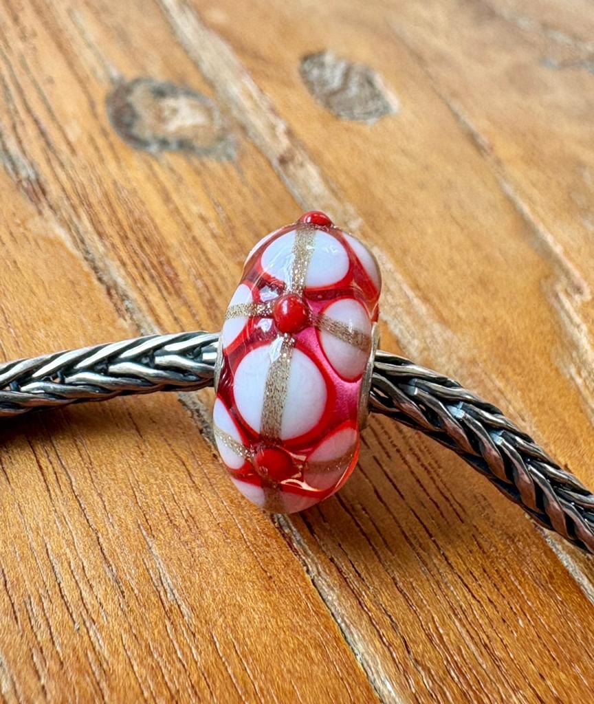 Trollbeads Uniek Kerst NIEUW, Sieraden, Tassen en Uiterlijk, Bedels, Ophalen of Verzenden, Nieuw, Glas of Kristal, Trollbeads