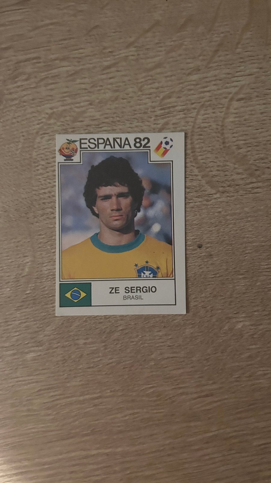 Panini Espana 82 plaatje Ze Sergio WK 82, Verzenden, Zo goed als nieuw, Sticker