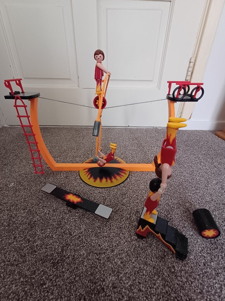 Playmobil circusacrobaten (4236), Ophalen, Complete set, Overige typen, Zo goed als nieuw