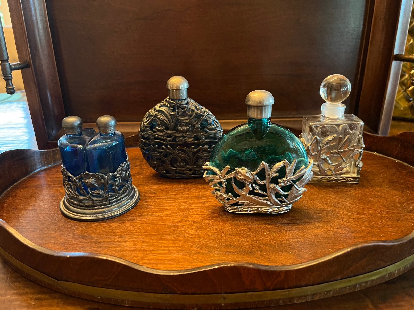 Parfumflesjes, Antiek en Kunst, Curiosa en Brocante, Ophalen of Verzenden