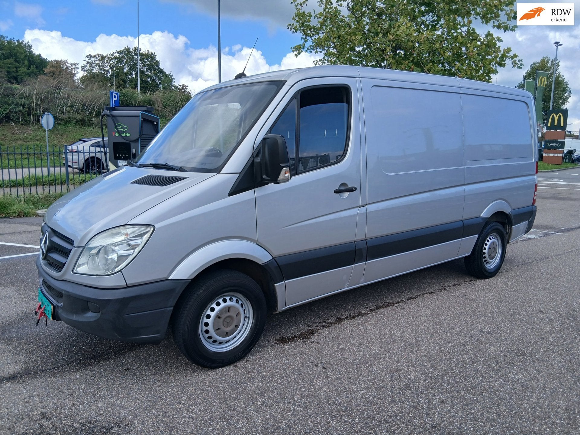 Mercedes-Benz Sprinter 210 2.2 CDI 366 HD!EURO 5!COOL AIRCO!, Auto's, Achterwielaandrijving, Gebruikt, Bedrijf, Grijs