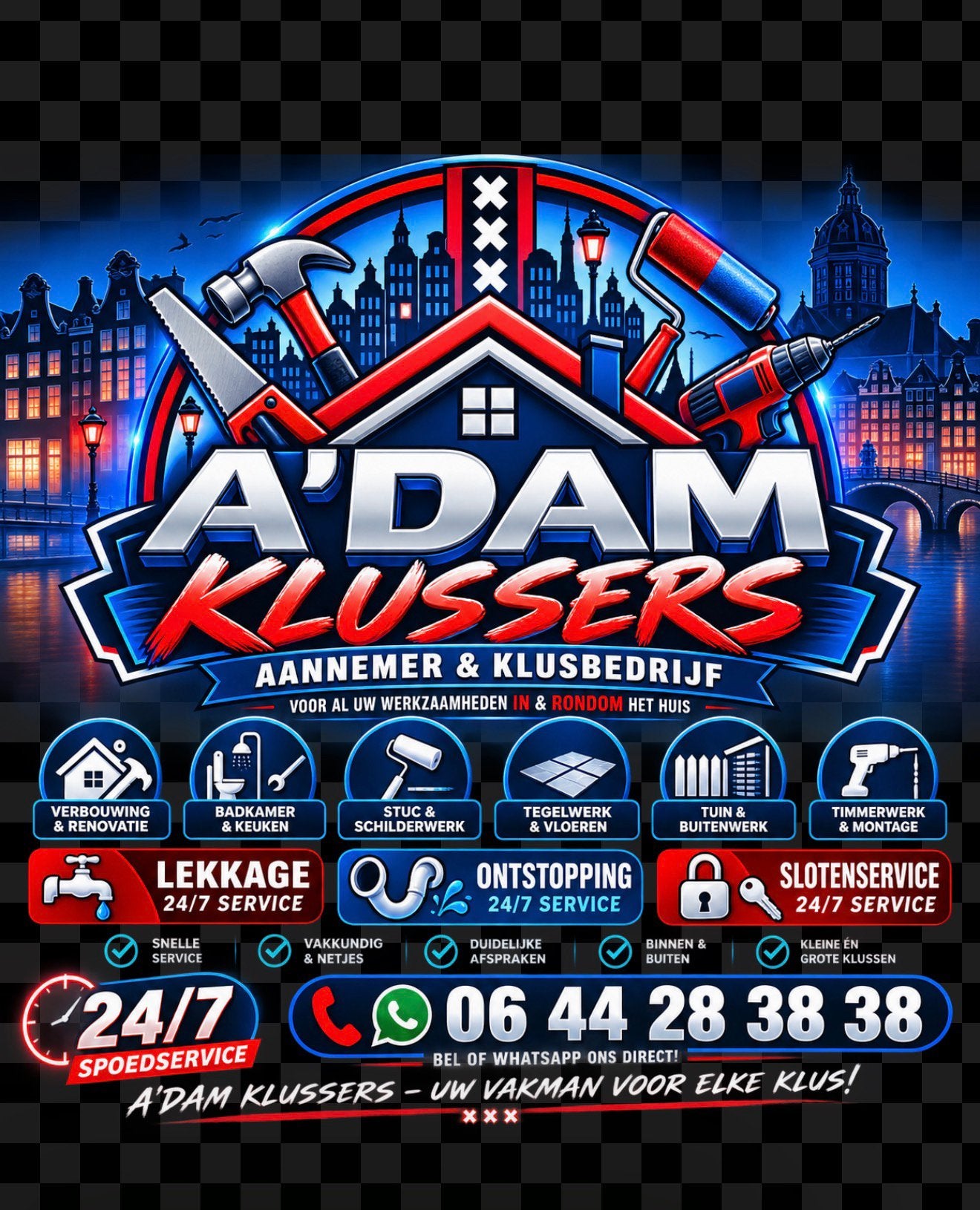 De beste KLUSSERS in de regio ‼️ (24/7 spoed service), 24-uursservice