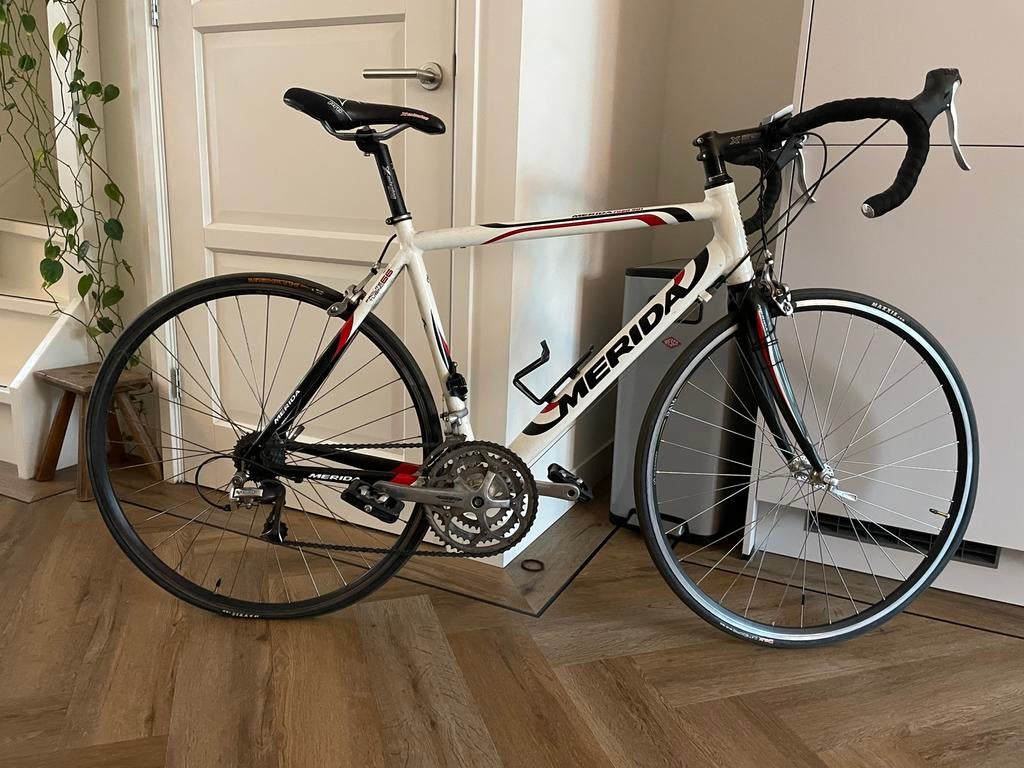 Merida Road 901 racefiets - Framemaat 53cm Shimano Sora, Fietsen en Brommers, Fietsen | Racefietsen, Aluminium, 49 tot 53 cm, Zo goed als nieuw